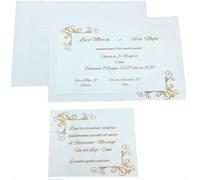 PARTECIPAZIONI PERSONALIZZATE MATRIMONIO NOZZE INVITO BUSTE SPOSI 315403