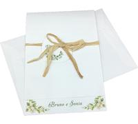 PARTECIPAZIONI PERSONALIZZATE MATRIMONIO NOZZE INVITO BUSTE SPOSI 315406