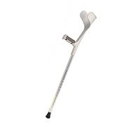 Parten 1×Stampelle per avambraccio per adulti, stampella leggera per polsini da braccio, bastone da passeggio pieghevole in alluminio, maniglie ergonomiche, punte antiscivolo