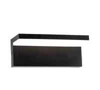 Partenopea® Applique lampada a LED Lampada da parete per mura esterno plafoniera balcone giardino androni impermeabile (Luce Bianca fredda 6500K, Rettangolare)