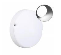 Partenopea® Applique lampada a LED Lampada da parete per mura esterno plafoniera balcone giardino androni impermeabile (Luce bianca naturale 4000K, Rotonda)