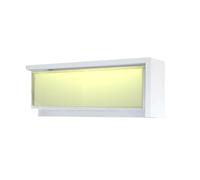Partenopea Applique lampada da parete a LED CCT luce per muro da esterno 24W impermeabile IP65 rettangolare design moderno (Bianco)