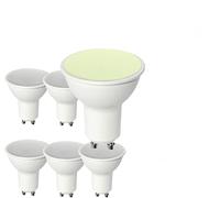 Partenopea® lampada lampadine gu10 max 8w led per interno esterno moderno faretto monoemissione(kit 5 lampadine, Luce naturale 4000K)