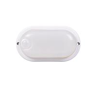 Partenopea Lampada Plafoniera da sottiffo o utilizzabile anche come applique a LED con Sensore di Movimento 9W, Luce Fredda 6500K, 820 Lumen (Rettangolare curvo)