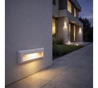 Partenopea Lampada Segnapasso LED da Incasso 6W Luce Downlight verso il Basso CCT Selezionabile 3000K 4200K 6400K IP65 Impermeabile per Scale Corridoi Esterni Interni Anti Abbagliamento 220V (Bianco)