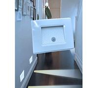 Partenopea® Luce faretto segnapasso ad incasso parete muro con sensore di movimento 220v 1,3W compatibile scatola 503 illuminazione luce a Led (Bianco luce fredda 6500k)