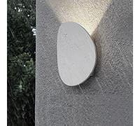Partenopeautensili® Applique a led lampada per interno moderna doppio rombo luce da parete a muro lampada 12W illuminazione by universo (Disco Curvo, Bianco Naturale 4000K)