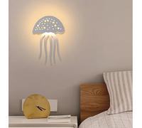 Partenopeautensili® Applique a led lampada per interno moderna luce da parete a muro lampada 8W illuminazione by universo (Medusa, Cambia 3 tonalità luce bianca)