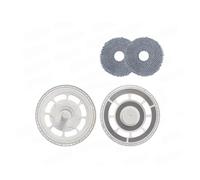 parti 2 supporti for scopa con scopa, compatibili con Roborock Qrevo Curv C S5X/5A1/5XC, accessori for robot di spazzamento(White)