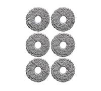 parti 6 pezzi di scopa in tessuto, compatibile con Eureka J15 Evo Ultra, accessori for robot spazzanti(Gray 6pcs)