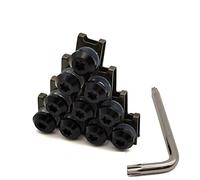 Parti a vite 10 CNC Per BMW R1200S R1200ST R1150RT F650CS R1100S R1150R S1000RR Moto Carena Viti Corpo Primavera Dadi Bulloni(Black)