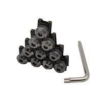 Parti a vite 10 CNC Per BMW R1200S R1200ST R1150RT F650CS R1100S R1150R S1000RR Moto Carena Viti Corpo Primavera Dadi Bulloni(Titanium)