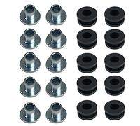 Parti a vite 10 Pz/set Universale Del Motociclo Copertura Laterale Passacavi In Gomma Guarnizione Carene Accessori Per Honda Per Yamaha 6mm Foro