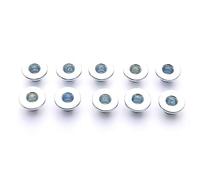 Parti a vite 10Pcs Moto Copertura Laterale Passacavi In Gomma Guarnizione Carene Per Yamaha Per Honda Per Suzuki CBR GSXR Per Ninja ZX YZF(Rubber Wahers)