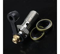 Parti a vite Bullone Pinza Freno Moto Vite Di Spurgo Capezzolo M10X1.0MM/1.25MM Acciaio Inossidabile 304 Per Yamaha Per Suzuki(1.25B)