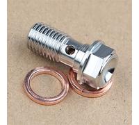 Parti a vite Bullone Pinza Freno Moto Vite Di Spurgo Capezzolo M10X1.0MM/1.25MM Acciaio Inossidabile 304 Per Yamaha Per Suzuki(WFQ-1.25)