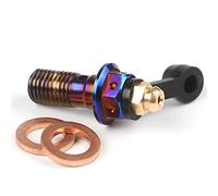 Parti a vite M10x1.25 MILLIMETRI Universale In Acciaio Inox 304 Bullone Vite Di Spurgo Pinza Freno/Capeuccio Per Pompa Freno Del Motociclo