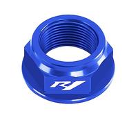 Parti a vite Moto Forcellone Perno Albero Dado Vite Bullone Per YAMAHA YZF R1 2007-2014 2013 2012 2011 2010 2009 2008(Blue)