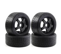 Parti Aggiornamento Rc Per Arrma Per Infraction Per Felony Per Limitless 1/7 Pneumatici E Ruote Per Scala RC Car 17mm Hex On-Road Tire Set Parte ARA55006(Black)