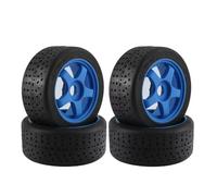 Parti Aggiornamento Rc Per Arrma Per Infraction Per Felony Per Limitless 1/7 Pneumatici E Ruote Per Scala RC Car 17mm Hex On-Road Tire Set Parte ARA55006(Blue)