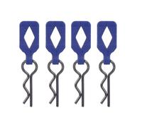 Parti Aggiornamento Rc Per Arrma Per Kraton Per Axial Per Scx10 Per Traxxas Per Trx4 Per Tamiya 1/8 1/10 4 Pezzi Corpo Clip Fermo Borsette Fissa Fibbia Di Blocco(Blue)