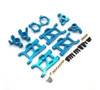 Parti aggiornamento RC Per Gladiator Per ZD MT16 BX12 X12S PT14R 1/14 Metallo 5 Pezzi Braccio Oscillante Sterzo Coppa Telecomando Ricambi Auto Sostituzione Uso(Blue)