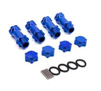 Parti Aggiornamento Rc Per HSP 89108 1/8 1 Set Di Esagoni Per Ruote Da 17 Mm Adattatore Montaggio Migliorato Più Lungo 30 Coprimozzo Per Scala Pezzi Ricambio Per Monster Truck(Navy Blue)