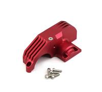 Parti Aggiornamento Rc Per TRAXXAS Per MAXX 89076-4 89086-4 1/10 Copertura Dell'ingranaggio Principale Metallo Protezione Motore 8987 RC Auto Ricambi Accessori(Red)