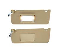 parti Aletta Parasole Per Auto Con Specchio, Sostituisce Il Lato Guida Sinistro Per Pilot 2016, 2017, 2018, 2019 E 2020(Beige,One pair)