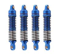 Parti Ammortizzatore RC Compatibile Con Bronco Per Defender TRX-4M 4PCS 52mm Ammortizzatori Ad Olio In Metallo Ammortizzatore 1/18 RC Crawler Auto Parti Di Aggiornamento Accessori(Blue)