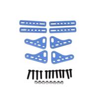 Parti auto RC Compatibile Con Axial Per SCX10 90046 Per Traxxas Per TRX4 D110 1/8 1/10 RC Ricambi Per Auto Cingolate Supporto Doppio Ammortizzatore(Blue)