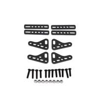 Parti auto RC Compatibile Con Axial Per SCX10 90046 Per Traxxas Per TRX4 D110 1/8 1/10 RC Ricambi Per Auto Cingolate Supporto Doppio Ammortizzatore(Black)