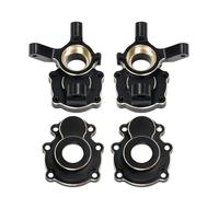 Parti auto RC Compatibile Con FMS FCX10 1/10 RC Crawler Auto Parti Di Aggiornamento In Ottone Differenziale Asse Copertura Dello Sterzo Esterno Interno Portale Custodia(Front Set)