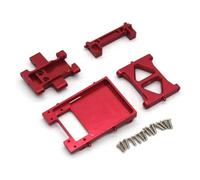 Parti auto RC Compatibile Con FMS Per Fire For Horse Per EAZYRC 1/18 RC Ricambi Per Auto Scatola Dello Sterzo In Metallo Barra Posteriore Per Sedile(Red)