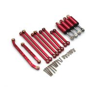 Parti auto RC Compatibile Con FMS Per Fire Per Horse Per EAZYRC 1/18 RC Aggiornamento Auto Accessori Set Carrello Ammortizzatore In Metallo(Red)