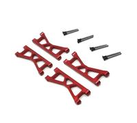 Parti auto RC Compatibile Con Hospeed 14321 Per JJRC C8802 YDJ-D879 1/14 RC Accessori Per Auto Parti Metallo Bracci Oscillanti Anteriori E Posteriori Superiori(Red)