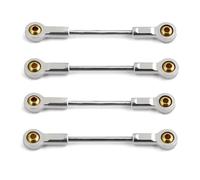 Parti auto RC Compatibile Con Kyosho Per MINI-Z 4x4 1/18 1/24 RC Car Upgrade Parts Accessories 4 Pezzi In Metallo Per Telaio Sospensione Barra Di Collegamento Barra Di Trazione