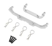 Parti auto RC Compatibile Con MJX Per HYPER GO 1/14 14211 RC Auto Aggiornamento Parti Di Ricambio Accessori In Metallo Anteriore E Posteriore Per Auto Shell Pilastri(Silver)