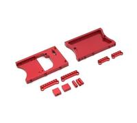 Parti auto RC Compatibile Con MN D90 D91 D96 Per MN98 99S Parti Di Aggiornamento In Metallo Per Il Fascio Di Coda Del Veicolo Di Controllo Remoto Della Cabina Dello Sterzo(Red)