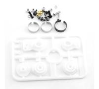 Parti auto RC Compatibile Con Tamiya XV01 XV02 Per TT02 TYPE-S TD2 M05 TB-03 1/10 RC Parti Di Automobili Metallo Coppia Elevata Servo Saver Servo Arm 51000 50473(White)