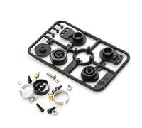 Parti auto RC Compatibile Con Tamiya XV01 XV02 Per TT02 TYPE-S TD2 M05 TB-03 1/10 RC Parti Di Automobili Metallo Coppia Elevata Servo Saver Servo Arm 51000 50473(Black)