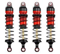Parti auto RC Compatibile Con Traxxas Per Mini Per Maxx 2S 1/16 RC Auto Parti di Aggiornamento Accessori In Lega di Alluminio Ammortizzatori(Red)