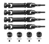 Parti auto RC Compatibile Con Traxxas Per Mini Per Maxx RC Auto Aggiornamento Parti Di Modifica Accessori 4 Pezzi Albero Motore Anteriore Posteriore In Acciaio CVD(Black)