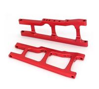 Parti auto RC Compatibile Con Traxxas Per Slash Per Stampede 4x4 Per Rustler 4WD 1/10 RC Auto Parti Di Aggiornamento Set Di Bracci Di Sospensione Anteriori E Posteriori In Metallo 3655(Red)