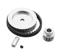 Parti auto RC Compatibile Con Traxxas Per TRX4 Per TRX6 1/10 RC Crawler Auto Camion Parti Accessori Trasmissione A Cinghia Sistema Di Ingranaggi Di Trasmissione 12T 30T(Silver)