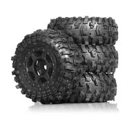 Parti auto RC Compatibile Con TRX4M Per SCX24 AX24 Per FCX24 4 Pezzi 51mm 1.0 "Set Di Pneumatici Per Ruote Beadlock Per 1/18 1/24 RC Crawler Parti Accessori