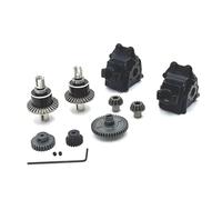 Parti auto RC Compatibile Con Wltoys 144001 124016 124019 124007 Per RIaarIo XDKJ-001 XDKJ-006 AM-X12 Cambio In Metallo Differenziale Ingranaggi Motore Parti Di Automobili RC(Black)