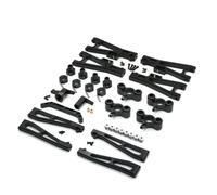 Parti Auto Rc Per JLb 1/10 J3 Tazza Sterzo Metallo Set Bracci Oscillanti RC Autocarri Veicoli Cingolati Fuoristrada Parti Accessori Aggiornamenti Sostituzioni(Black)