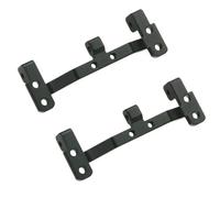 Parti Auto Rc Per MN D90 FJ45 Per WPL C14 C24 Base In Metallo Asta Trazione Asse Sedile Supporto Servo Superiore Ricambi Accessori Auto RC Sostituzione Aggiornamento(Black)