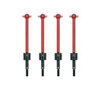 Parti Auto Rc Per Tamiya DT03 Per TT-02B 64mm 4 Pezzi Albero Trasmissione Cardanico CVD In Metallo RC Auto Camion Veicoli Cingolati Fuoristrada Accessori Sostituzione Riparazione(Red)